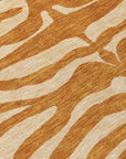 LOOMLAN Rugs Solstice Orange Washable Indoor-Outdoor Rug
