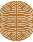 LOOMLAN Rugs Solstice Orange Washable Indoor-Outdoor Rug