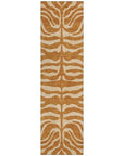 LOOMLAN Rugs Solstice Orange Washable Indoor-Outdoor Rug