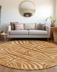 LOOMLAN Rugs Solstice Orange Washable Indoor-Outdoor Rug