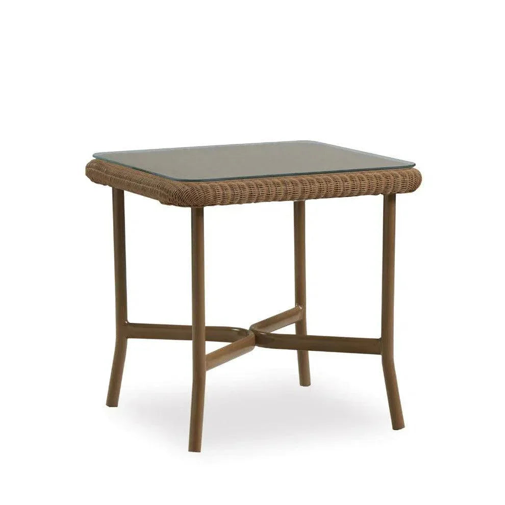 Solstice Outdoor Square Side Table Patio Furniture - LOOMLAN - Lloyd Flanders - Outdoor Coffee Tables
