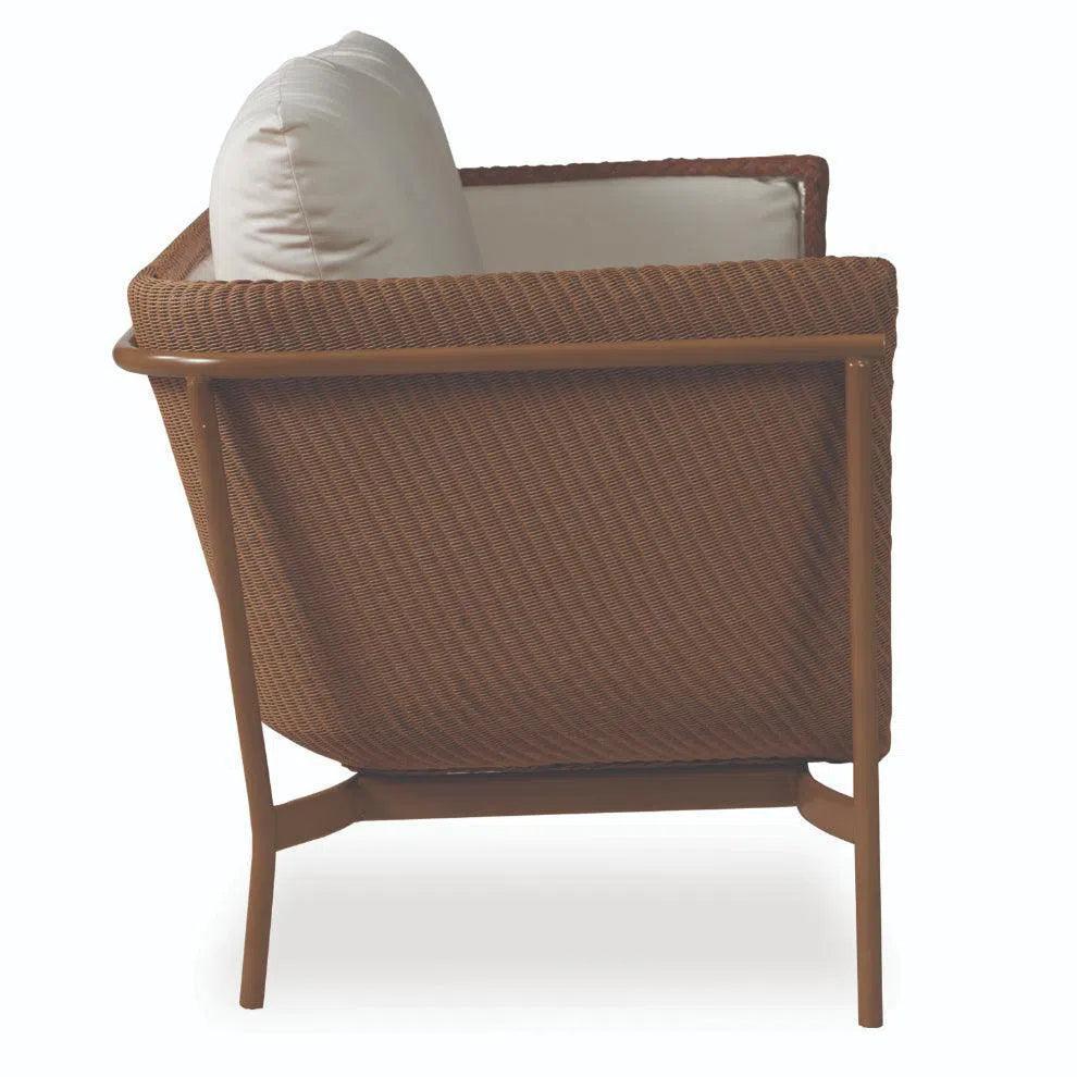 Solstice Outdoor Wicker Loveseat Deep Patio Furniture - LOOMLAN - Lloyd Flanders - Outdoor Sofas &amp; Loveseats