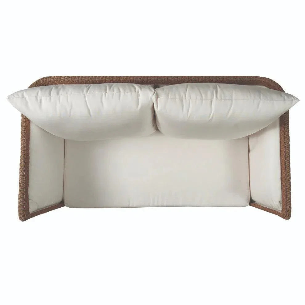 Solstice Outdoor Wicker Loveseat Deep Patio Furniture - LOOMLAN - Lloyd Flanders - Outdoor Sofas &amp; Loveseats