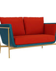 Solstice Outdoor Wicker Loveseat Deep Patio Furniture - LOOMLAN - Lloyd Flanders - Outdoor Sofas & Loveseats