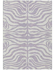 LOOMLAN Rugs Solstice Purple Washable Indoor-Outdoor Rug