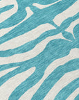 Solstice Teal Washable Indoor - Outdoor Rug - LOOMLAN - LOOMLAN Rugs - Outdoor Rugs