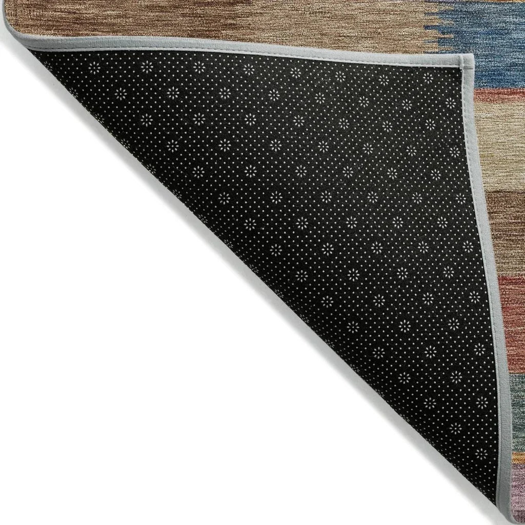LOOMLAN Rugs Solvia Beige Washable Indoor-Outdoor Rug