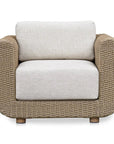 Soma Wicker Aluminum Outdoor Accent Chair - LOOMLAN - Moe's Home - Outdoor Accent Chairs