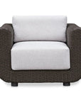Soma Wicker Aluminum Outdoor Accent Chair - LOOMLAN - Moe's Home - Outdoor Accent Chairs
