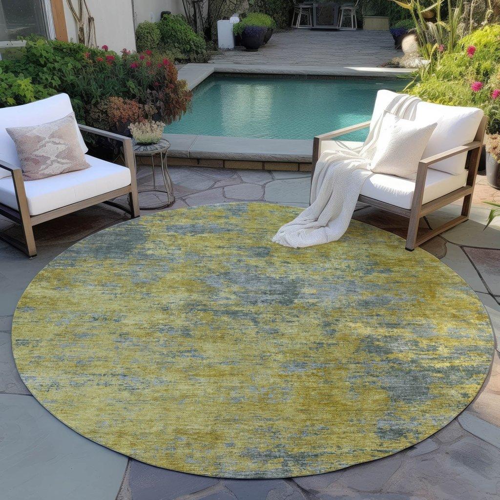 LOOMLAN Rugs Sonata Gold Washable Indoor-Outdoor Rug