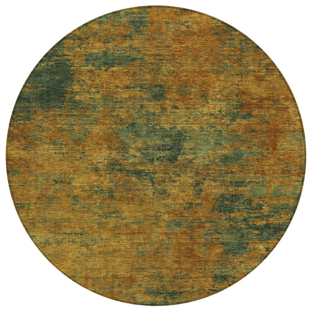 LOOMLAN Rugs Sonata Orange Washable Indoor-Outdoor Rug