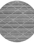LOOMLAN Rugs Sonatia Gray Washable Indoor-Outdoor Rug