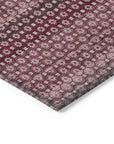 LOOMLAN Rugs Sonava Red Washable Indoor-Outdoor Rug