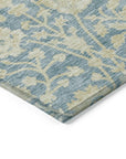 LOOMLAN Rugs Sonnet Blue Washable Indoor-Outdoor Rug
