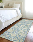 LOOMLAN Rugs Sonnet Blue Washable Indoor-Outdoor Rug