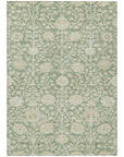 LOOMLAN Rugs Sonnet Green Washable Indoor-Outdoor Rug