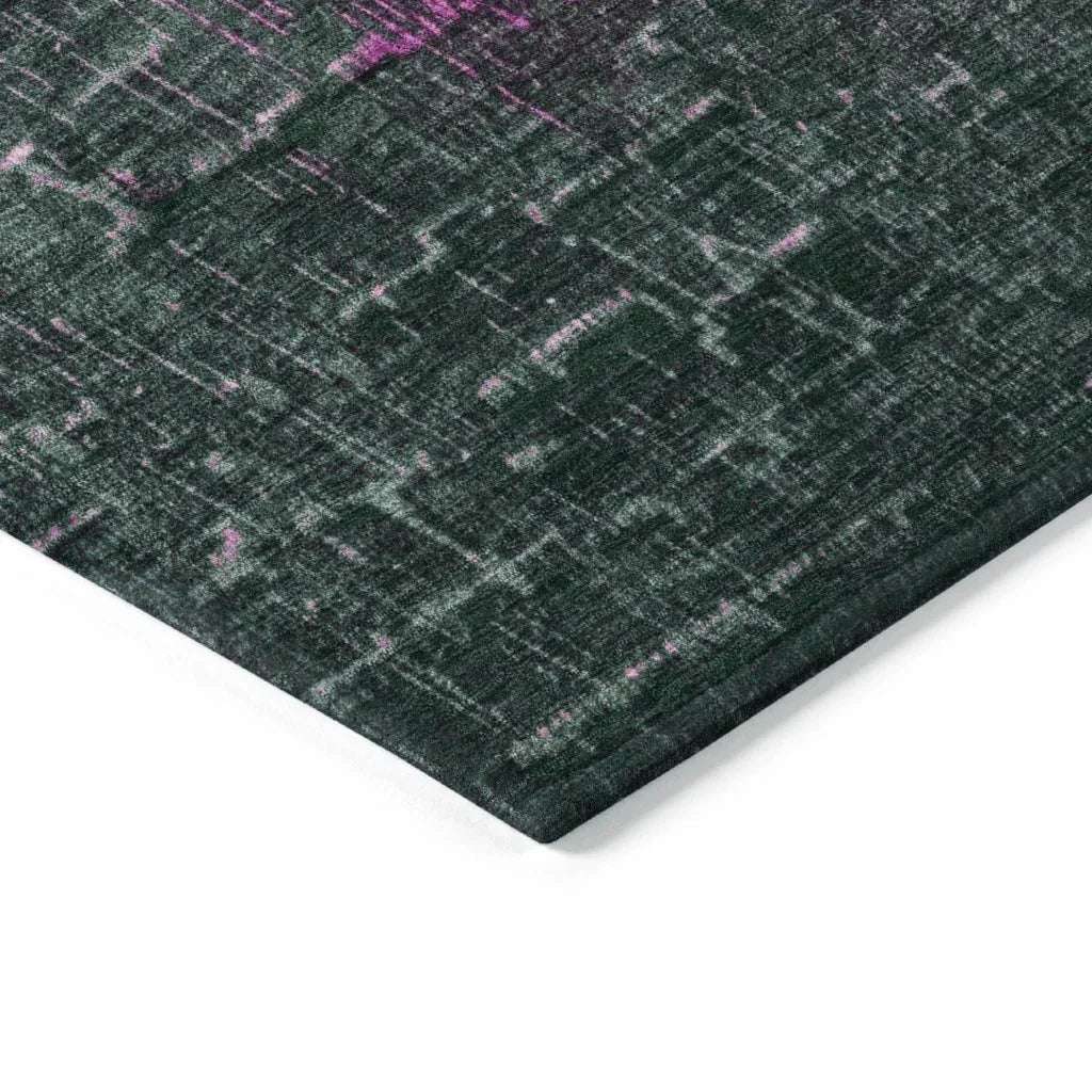 LOOMLAN Rugs Sorella Pink Washable Indoor-Outdoor Rug