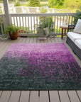 LOOMLAN Rugs Sorella Pink Washable Indoor-Outdoor Rug