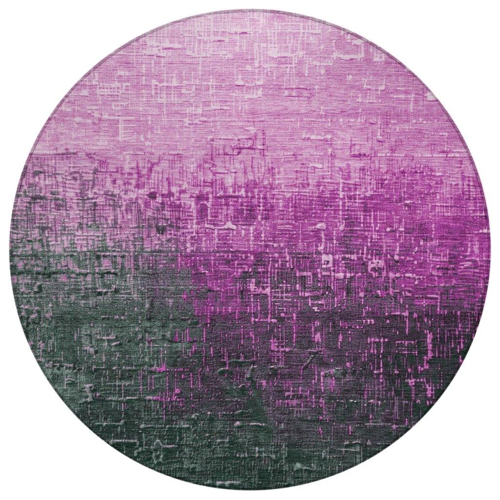 LOOMLAN Rugs Sorella Pink Washable Indoor-Outdoor Rug