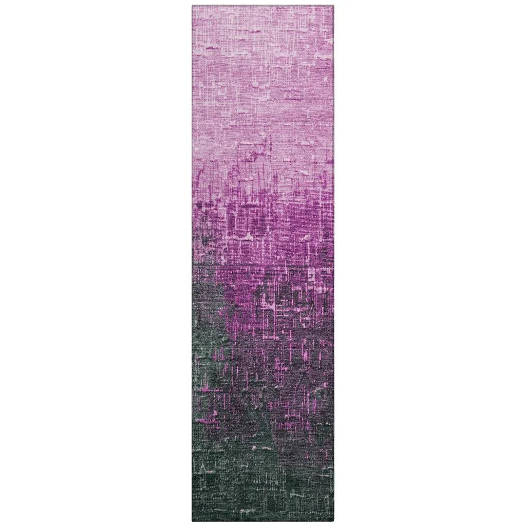 LOOMLAN Rugs Sorella Pink Washable Indoor-Outdoor Rug
