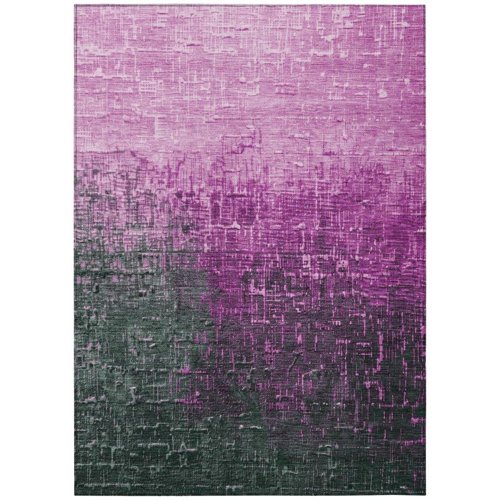 LOOMLAN Rugs Sorella Pink Washable Indoor-Outdoor Rug