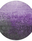 LOOMLAN Rugs Sorella Purple Washable Indoor-Outdoor Rug