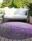 LOOMLAN Rugs Sorella Purple Washable Indoor-Outdoor Rug
