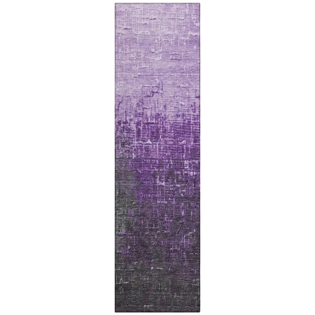 LOOMLAN Rugs Sorella Purple Washable Indoor-Outdoor Rug
