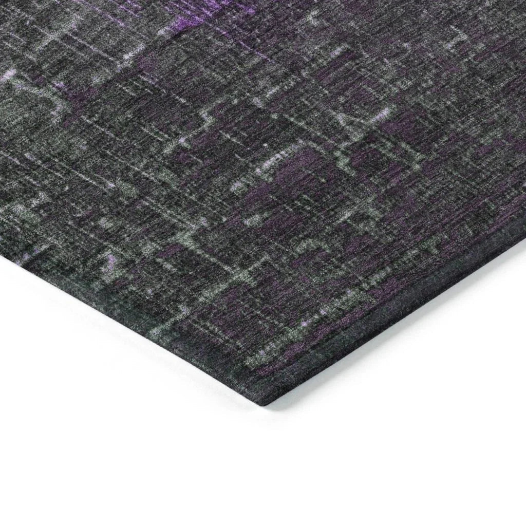 LOOMLAN Rugs Sorella Purple Washable Indoor-Outdoor Rug
