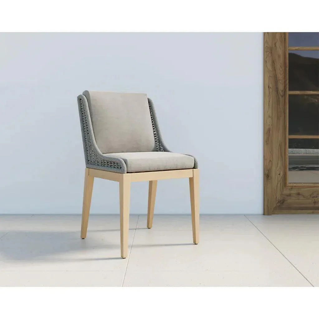 SUNPAN Sorrento Fabric Outdoor Armless Dining Chair