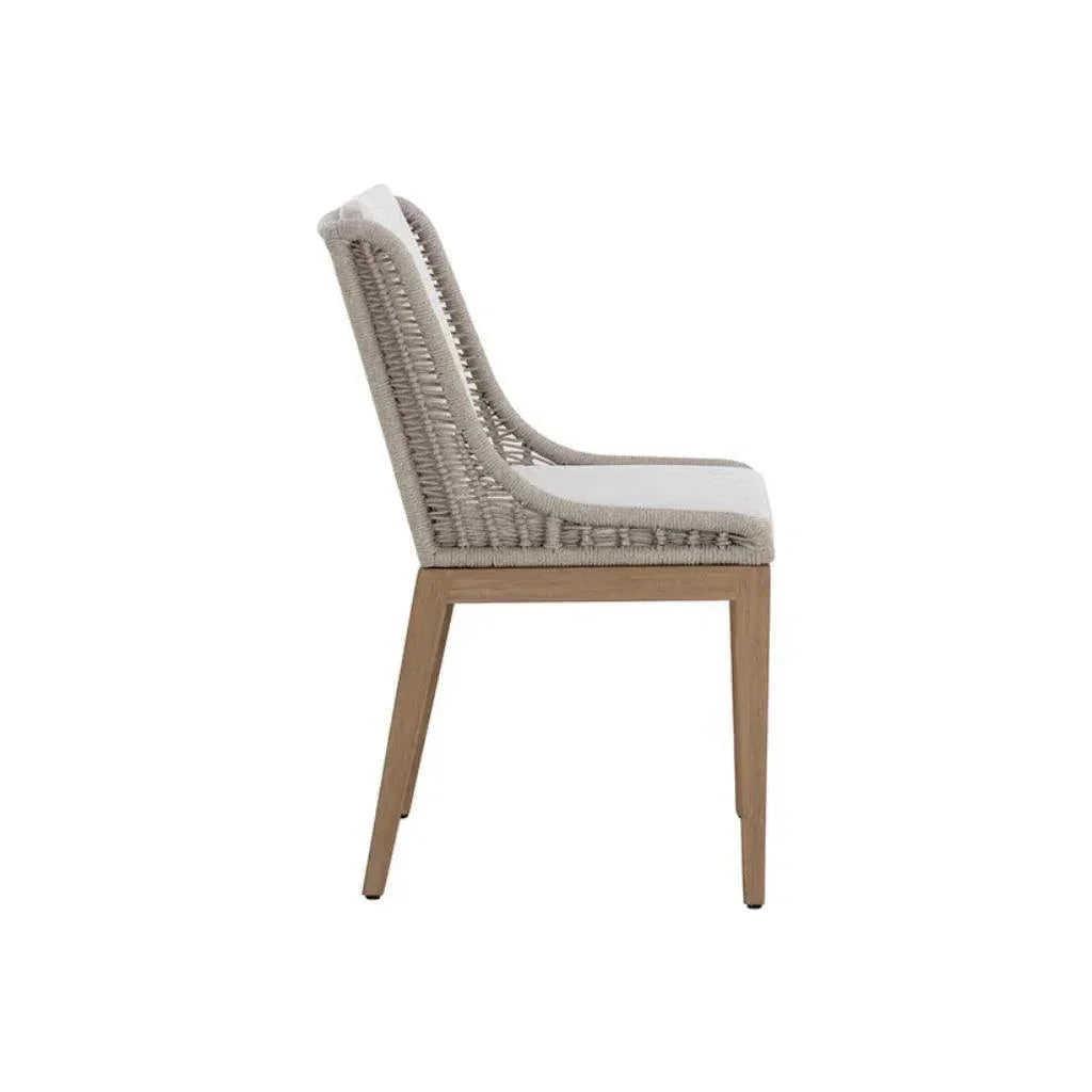 SUNPAN Sorrento Fabric Outdoor Armless Dining Chair