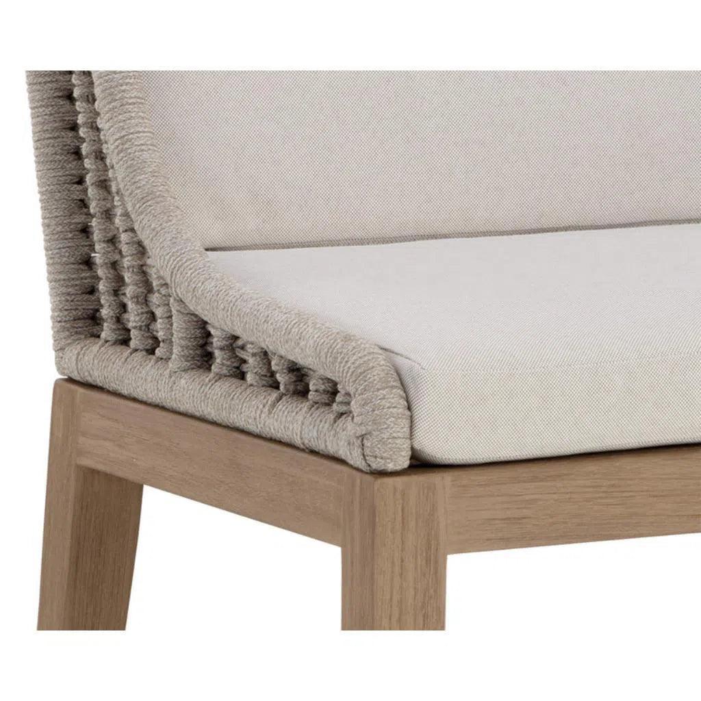 SUNPAN Sorrento Fabric Outdoor Armless Dining Chair
