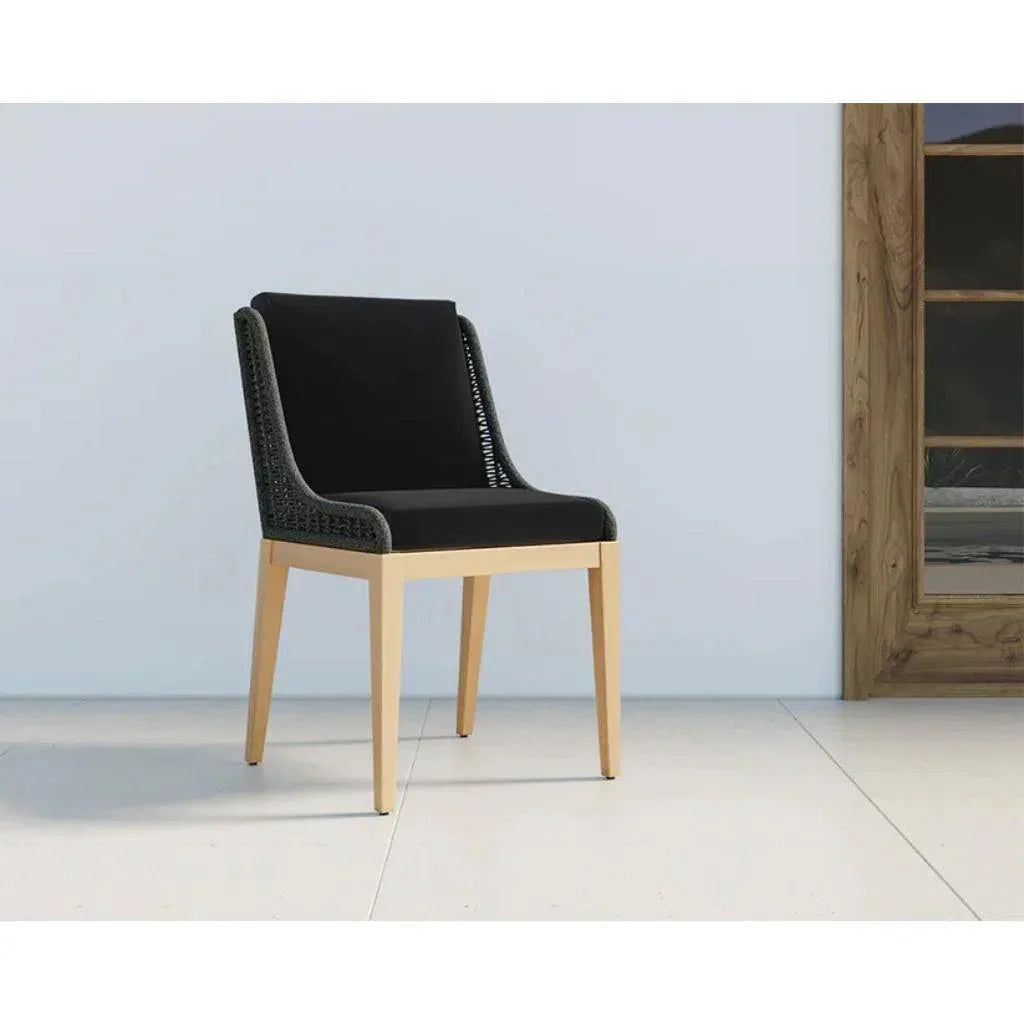 SUNPAN Sorrento Fabric Outdoor Armless Dining Chair