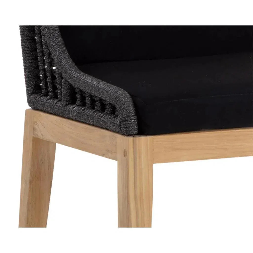 SUNPAN Sorrento Fabric Outdoor Armless Dining Chair