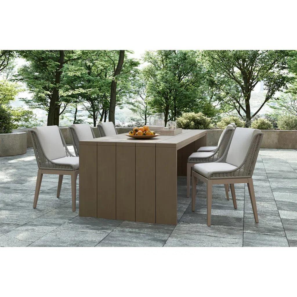 SUNPAN Sorrento Fabric Outdoor Armless Dining Chair