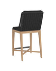 Sorrento Fabric Outdoor Barstool - LOOMLAN - SUNPAN - Outdoor Bar Stools