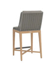 Sorrento Fabric Outdoor Barstool - LOOMLAN - SUNPAN - Outdoor Bar Stools