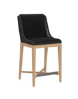 Sorrento Fabric Outdoor Barstool - LOOMLAN - SUNPAN - Outdoor Bar Stools