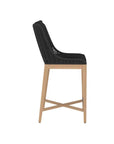 Sorrento Fabric Outdoor Barstool - LOOMLAN - SUNPAN - Outdoor Bar Stools