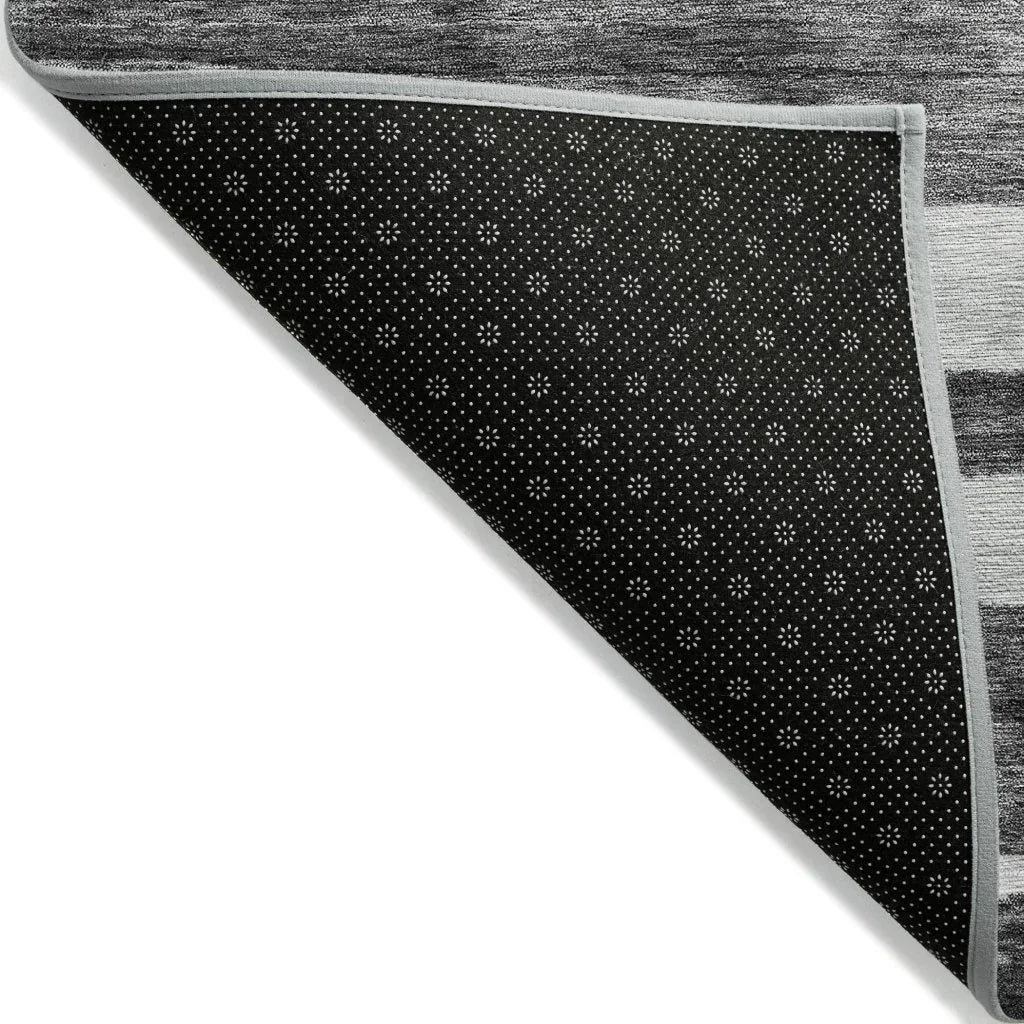 LOOMLAN Rugs Spinava Gray Washable Indoor-Outdoor Rug