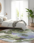 LOOMLAN Rugs Spindleya Green Washable Indoor-Outdoor Rug
