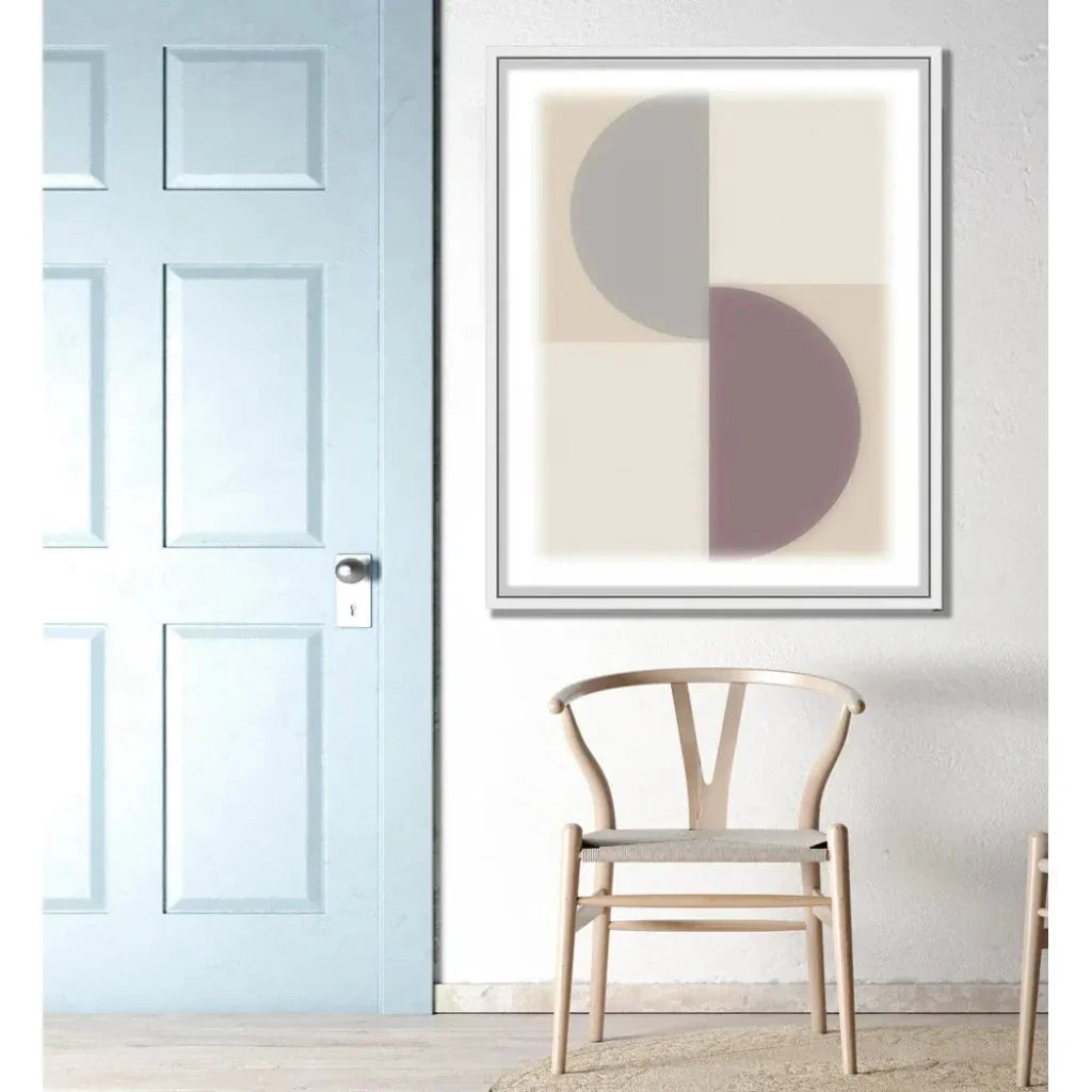 LOOMLAN Split Circle II Artwork d Canvas Floating
