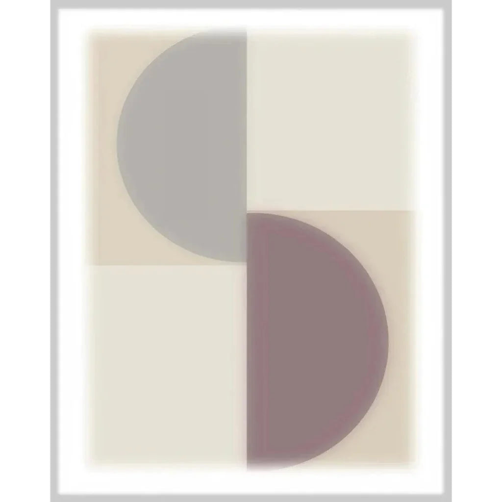 LOOMLAN Split Circle II Artwork d Canvas Floating