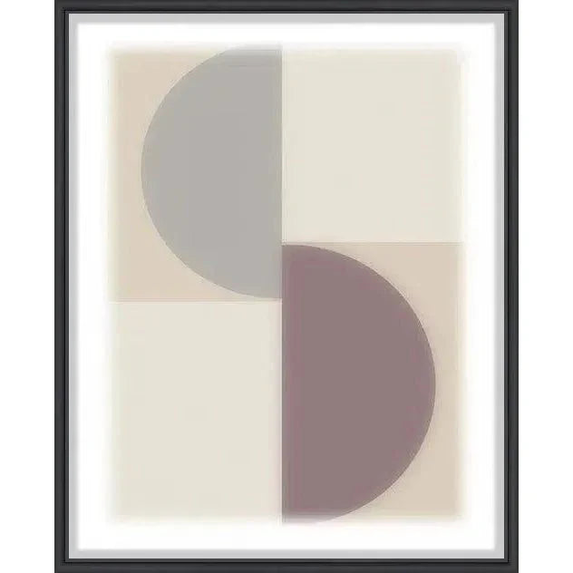 LOOMLAN Split Circle II Artwork d Canvas Floating