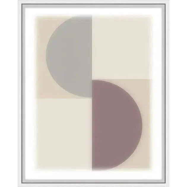 LOOMLAN Split Circle II Artwork d Canvas Floating