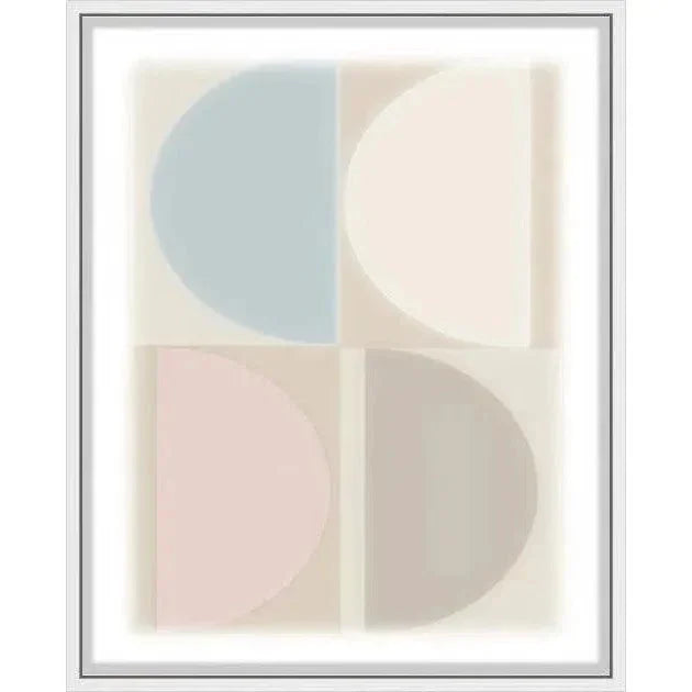 LOOMLAN Split Circle V Artwork d Canvas Floating