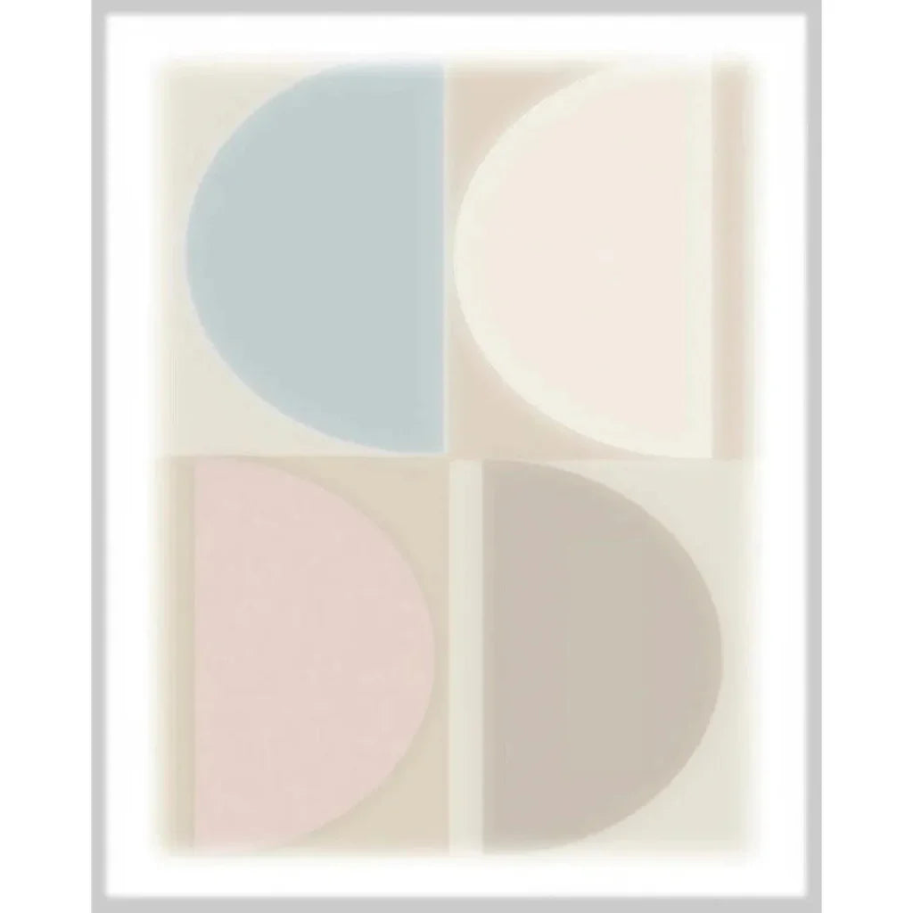LOOMLAN Split Circle V Artwork d Canvas Floating