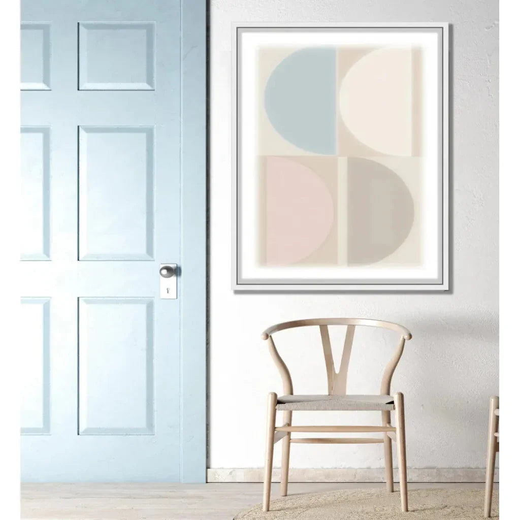LOOMLAN Split Circle V Artwork d Canvas Floating