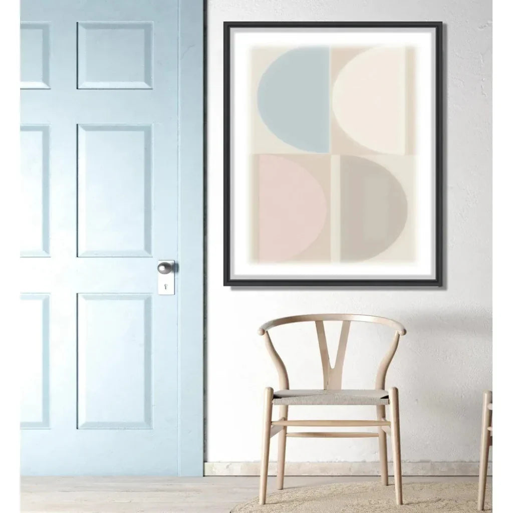 LOOMLAN Split Circle V Artwork d Canvas Floating