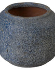 Squat Round Outdoor Ceramic Planter